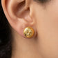 22K Gold Ornate Teardrop Filigree Earrings | Traditional Beaded Gold Drops