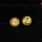 22K Gold Ornate Teardrop Filigree Earrings | Traditional Beaded Gold Drops