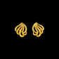 22K Yellow Gold Sunburst Filigree Drop Earrings | Artisan Indian Gold Jewelry