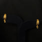 22K Gold Earrings with Intricate Texture
