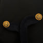 22K Yellow Gold Abstract Swirl Drop Earrings | Modern Fluid Design Gold Jewelry