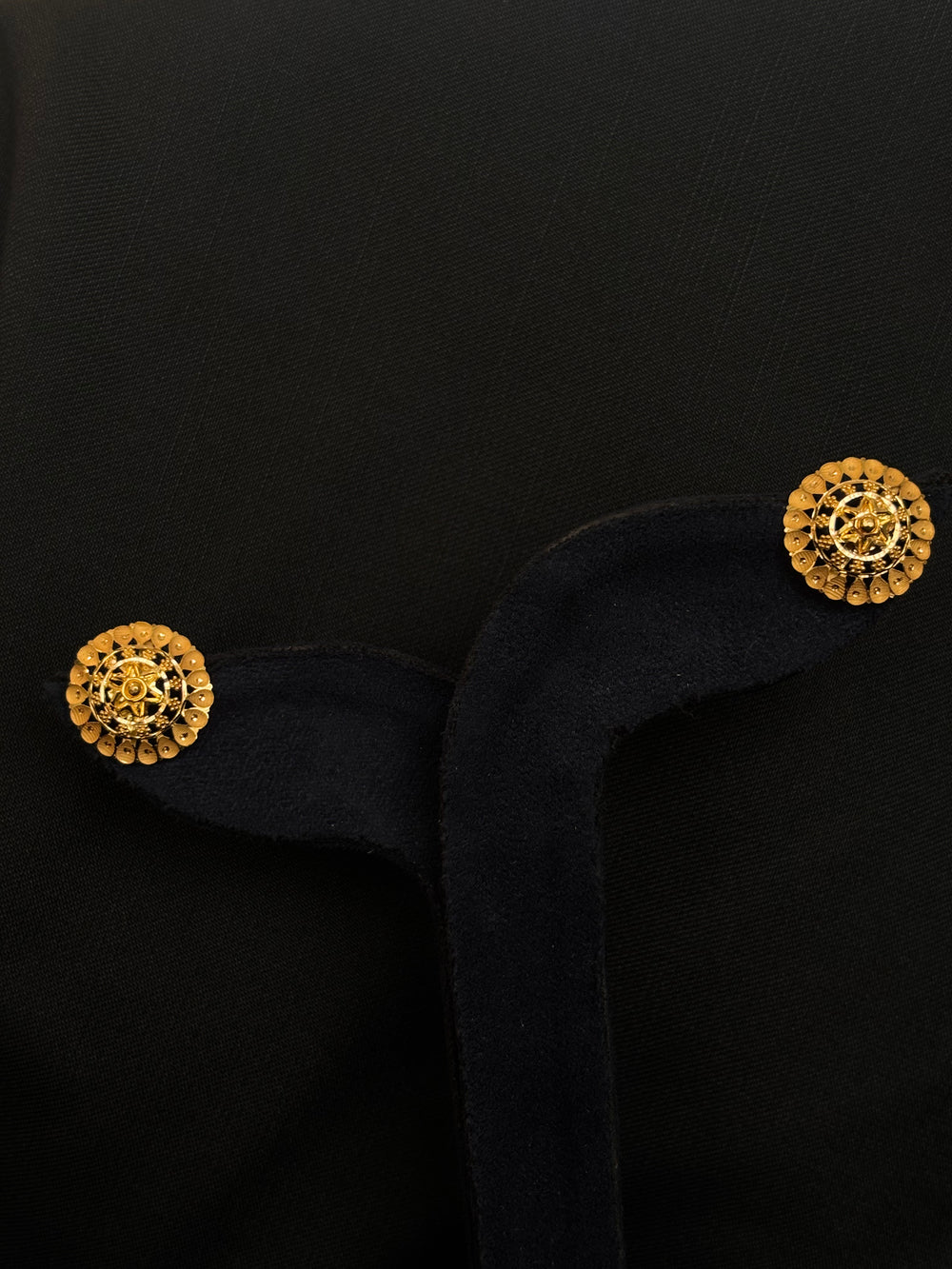 22K Yellow Gold Abstract Swirl Drop Earrings | Modern Fluid Design Gold Jewelry