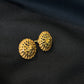 22K Yellow Gold Abstract Swirl Drop Earrings | Modern Fluid Design Gold Jewelry