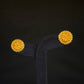 Artisan Crafted 22K Gold Flower Earrings.
