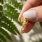 22K Yellow Gold Floral Filigree Stud Earrings | Handcrafted Traditional Gold Studs