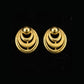 22K Gold Scalloped Heart Filigree Earrings | Traditional Indian Romantic Drops