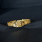 22K Gold Men's Bracelet with Om Symbol - Handcrafted Elegance