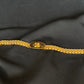 22K Gold Men's Bracelet with Om Symbol - Handcrafted Elegance
