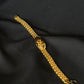 22K Gold Men's Bracelet with Om Symbol - Handcrafted Elegance
