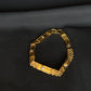 22K Gold Men's Bracelet with Subtle Stone Detail