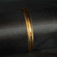 Traditional 22K Gold Sikh Kara with Engraved Design