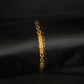 22K Gold Sikh Kara with Intricate Geometric Design