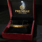 22K Gold Sikh Kara with Intricate Geometric Design