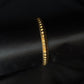 Classic 22K Gold Kada-Inspired Bangle with Etched Design