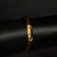 22K Gold Sikh Kara with Modern Geometric Design