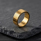 Gents 22K Gold Grid-Pattern Band | Minimalist Luxury Wedding Ring