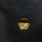 22K Gold Gents Ring with Distinctive Shaped Setting & Intricate Detailing