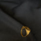 22K Gold Gents Ring with Distinctive Shaped Setting & Intricate Detailing