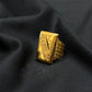 22K Gold Gents Band Ring.