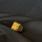 22K Gold Gents Ring with Distinctive Pattern.
