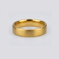 Gents  22K Gold Raised Center Signet | Textured Square Fashion Ring