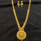 22K Gold Rani Haar and Earrings Set with Intricate Details
