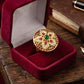 Lady's 22K Gold Filigree Flower Ring | Ornate Floral Statement Jewelry