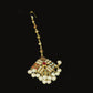 Royal 22KT Gold Jadau Maang Tikka with Pearls & Multi-Gemstones
