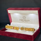 22K Gold Bangle Set with Gemstones - Gift Ready