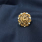 22K Gold Lord Ganesha Antique Ring with Kundan studded- Intricate Handcrafted Design