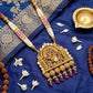 Royal 22K Gold Filigree Floral Necklace & Earrings Set
