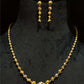 22K Gold Star-Burst Medallion Pendant & Earring Set