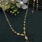 22K Gold Mangalsutra Necklace and Earrings Set