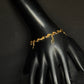 22K Gold Bracelet with Charm Detail