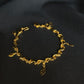 22K Gold Bracelet with Charm Detail