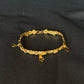 22K Gold Bracelet with Delicate Charms