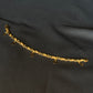 22K Gold Bracelet with Delicate Charms