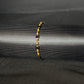 22K Gold and Black Bead Bracelet