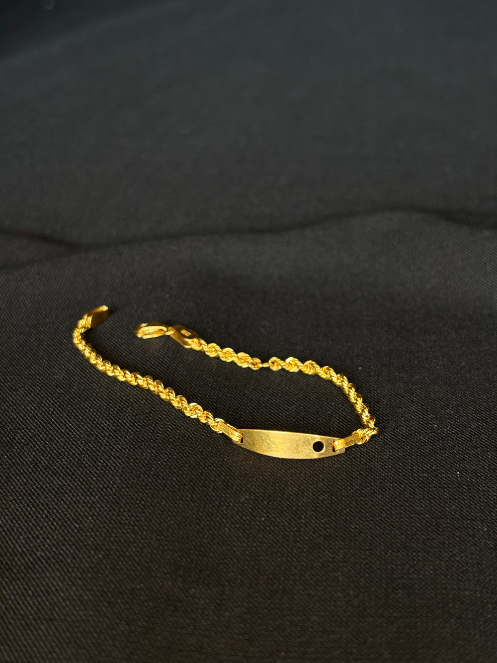 Premsay Jewel House 22K Gold Identity Bracelet - Elegant & Personalized