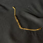 22K Gold Link Bracelet with Unique Cutouts