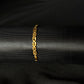 22K Gold Link Bracelet with Unique Cutouts
