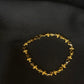 Dainty 22K Gold Floral Link Bracelet - Delicate & Elegant
