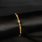 22K Gold Bracelet with Unique Textured Accents
