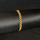 22K Gold Ganch Bracelet with Detailed Pattern