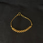 22K Gold Ganch Bracelet with Detailed Pattern
