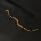 22K Gold Ganch Bracelet with Detailed Pattern