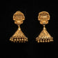 22K Gold Royal Dome Style Latkan Earrings | Traditional Indian Jhumki Drops