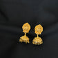 22K Gold Traditional Temple Latkan Earrings | Ornate Granulated Gold Dangles
