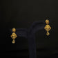 22K Gold Filigree Dangle Earrings - Elegant Traditional Design