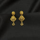 22K Gold Filigree Dangle Earrings - Elegant Traditional Design